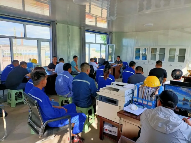 鵬峰化工召開安全專題會議87