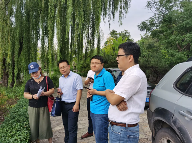 省委黨校到集團調(diào)研礦坑修復情況20