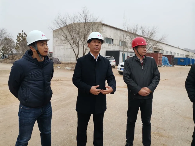 巴林左旗委副書記、旗長孟和達(dá)來到鵬峰化工視察70