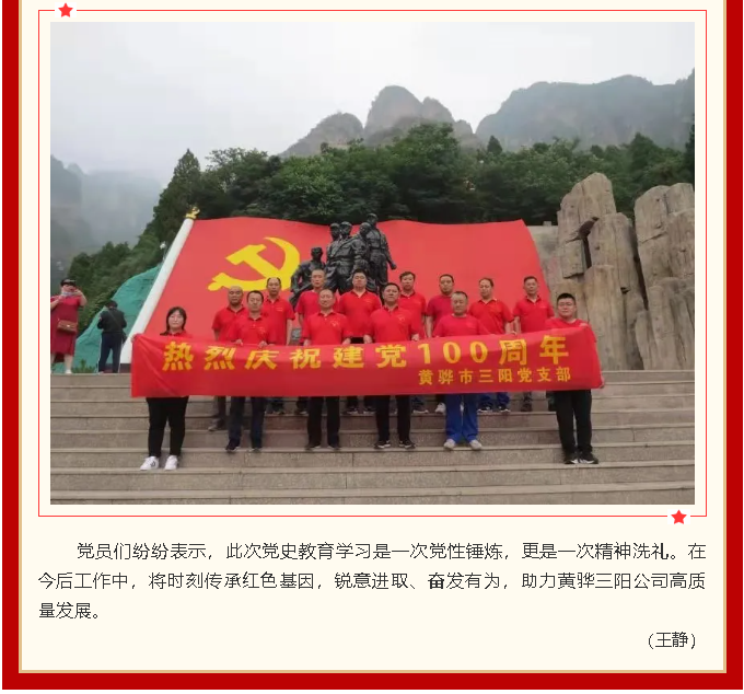 傳承紅色基因 賡續(xù)紅色血脈  ——黃驊三陽黨支部開展黨史學(xué)習(xí)教育主題活動 90