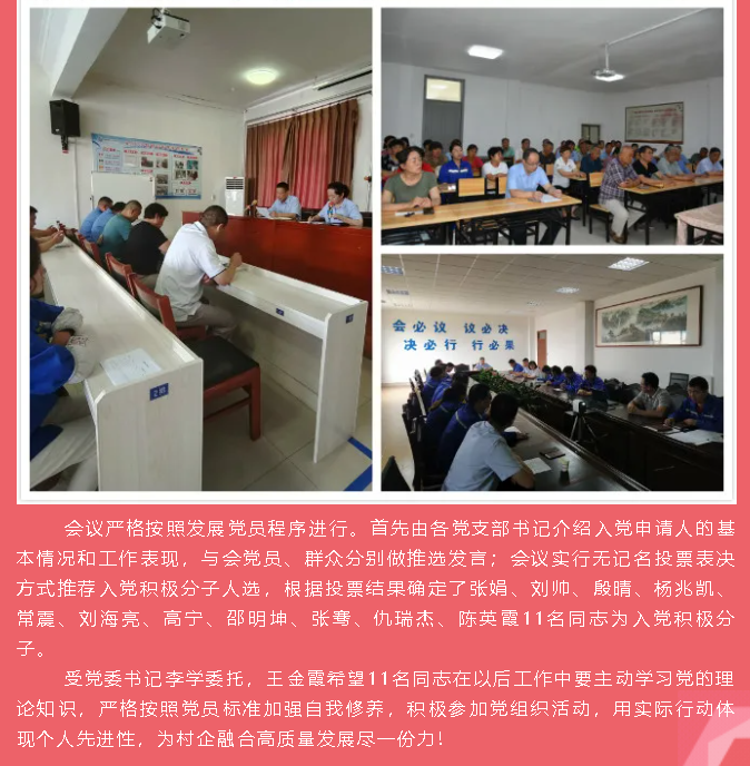 集團(tuán)黨委召開(kāi)入黨積極分子推選會(huì)議35