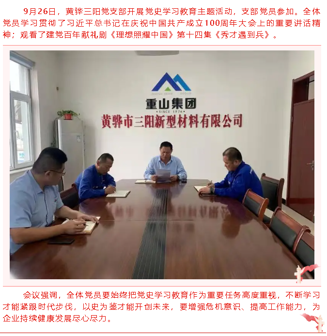 黃驊三陽(yáng)黨支部召開黨史學(xué)習(xí)教育主題活動(dòng)55