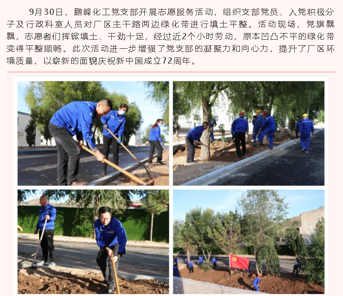 鵬峰化工黨支部開展志愿服務活動56