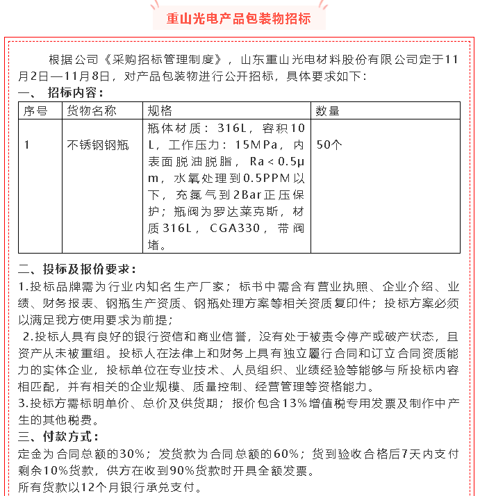 【招標公告】重山光電52